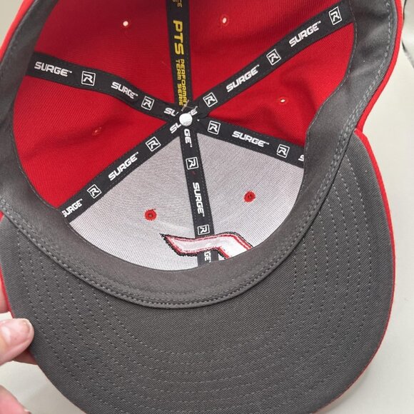 Catonsville Cardinals Baseball At The Ville Hat Cap Red C Fitted Mens 7 3/8 - Picture 6 of 6